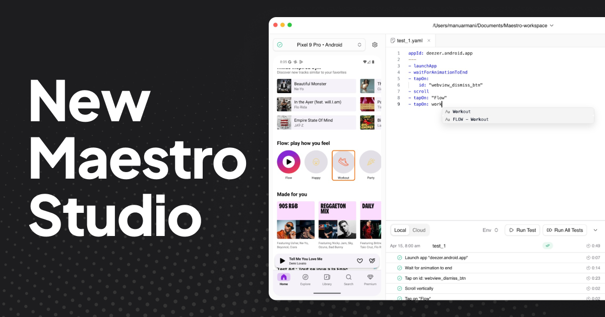 New Maestro Studio