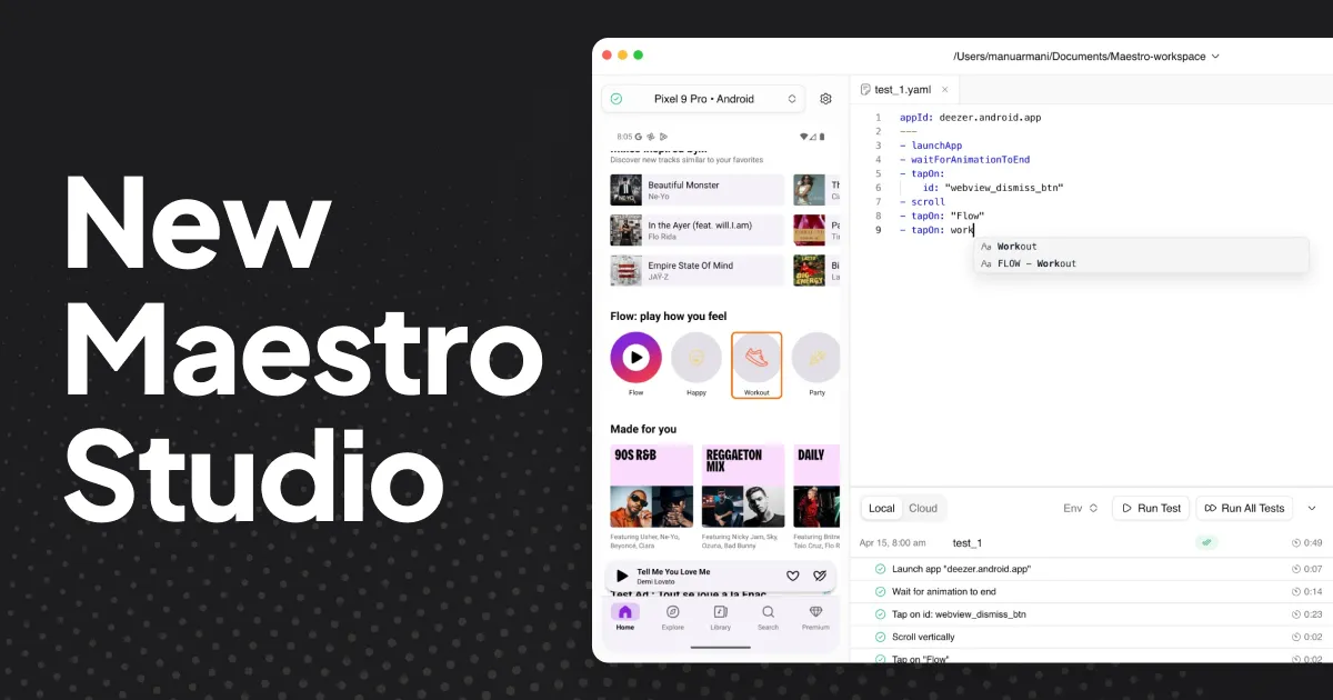 New Maestro Studio
