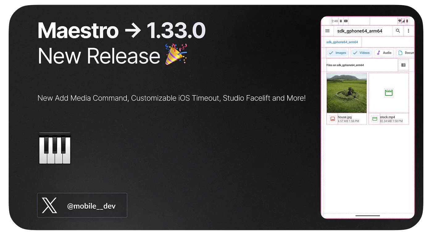 What’s New in Maestro: 1.33.0