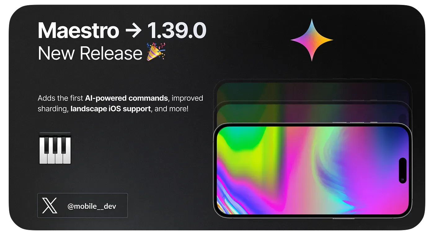 What's new in Maestro: 1.39.0