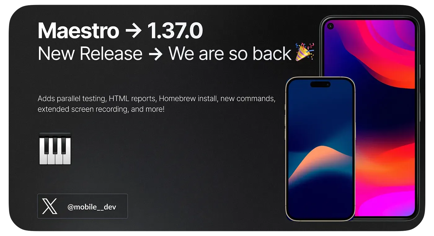 What's new in Maestro: 1.37.0